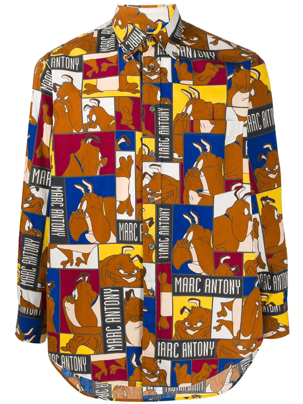 1980s Marc Antony print shirt - Image 1