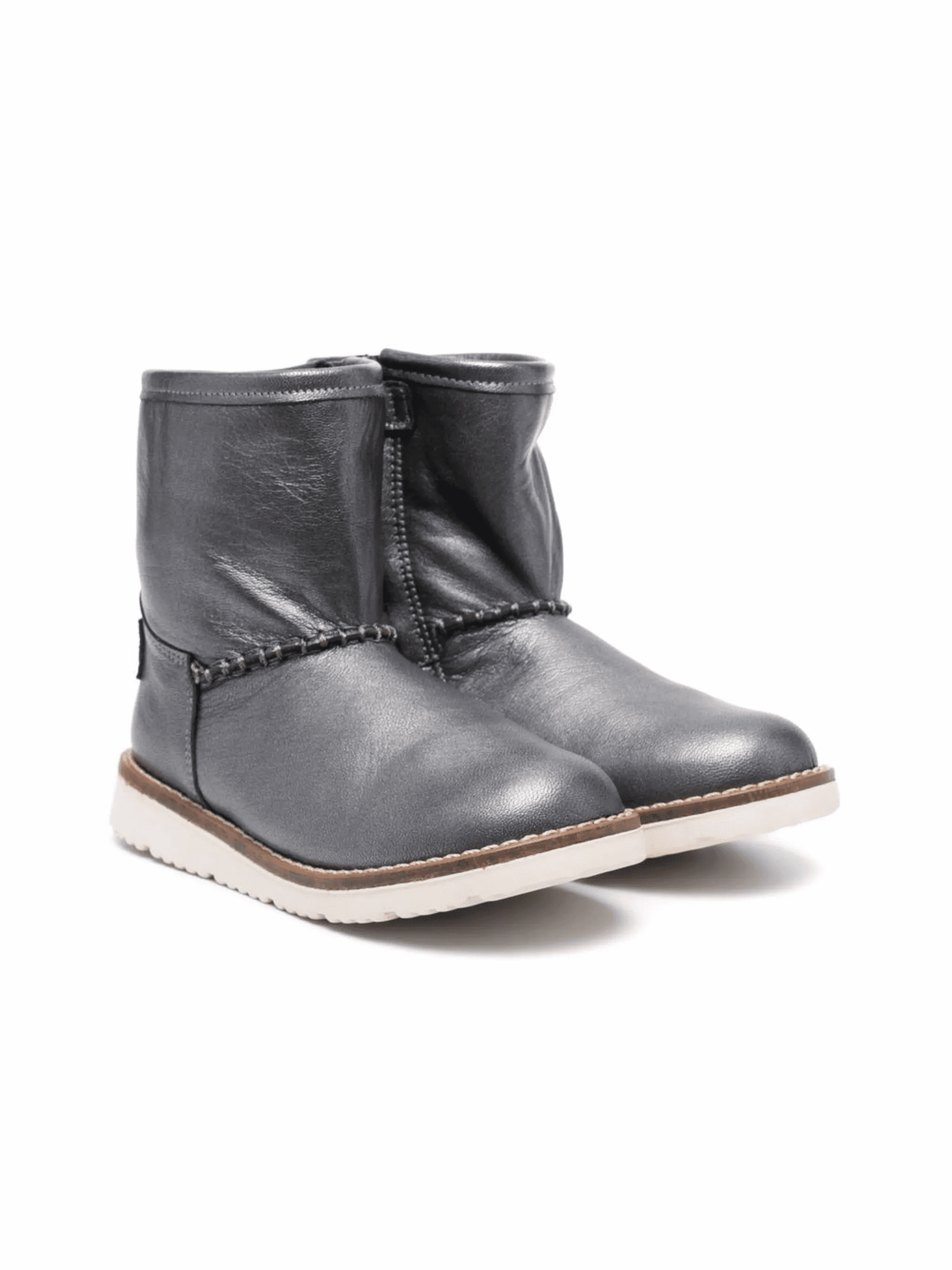 metallic-effect ankle boots - Image 1