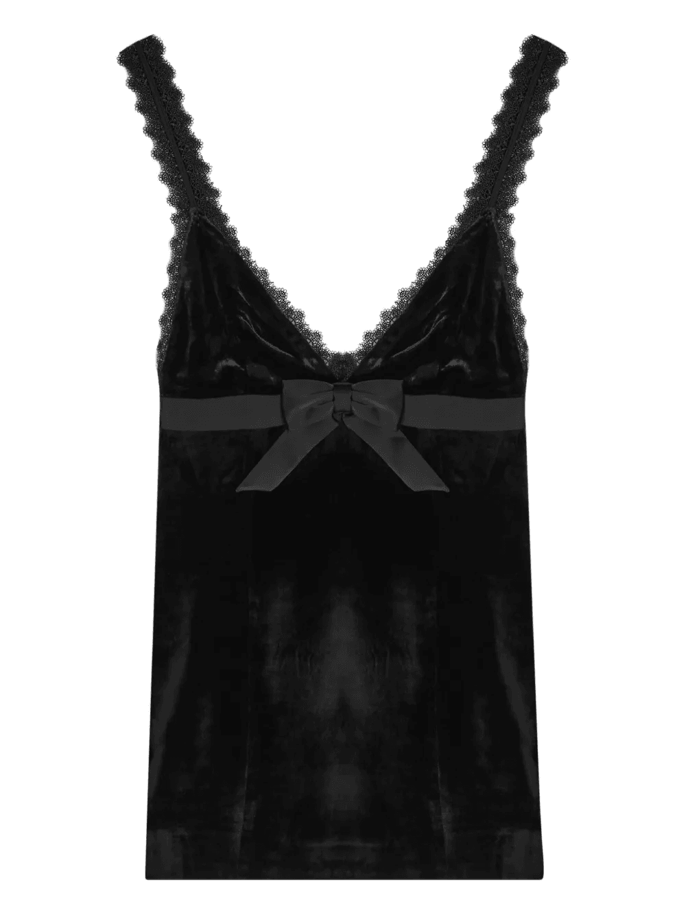 lace bow mini dress - Image 1