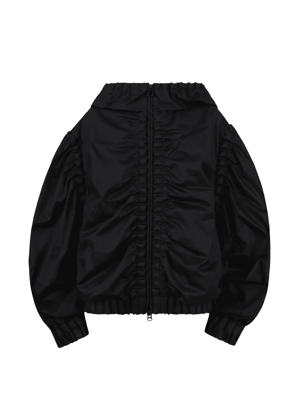 ruched hoodie - Image 1