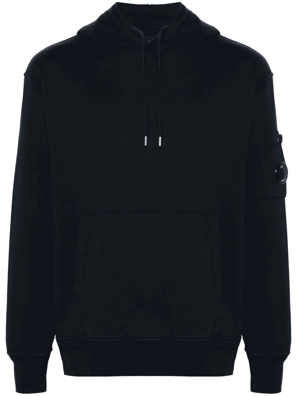 Diagonal Fleece cotton hoodie - Image 1