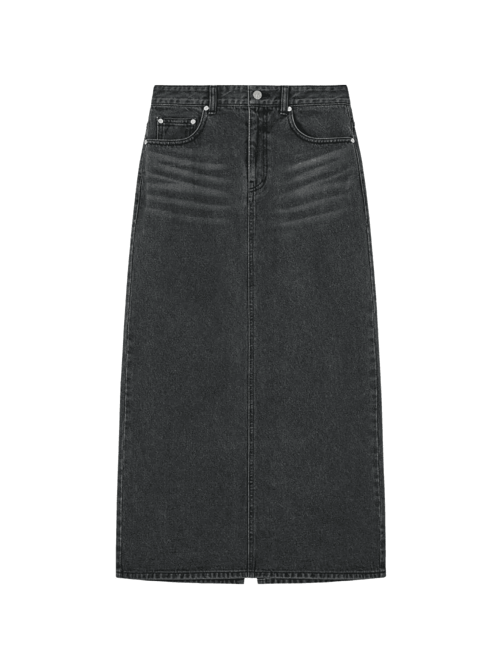 rear pockets maxi skirt - Image 1