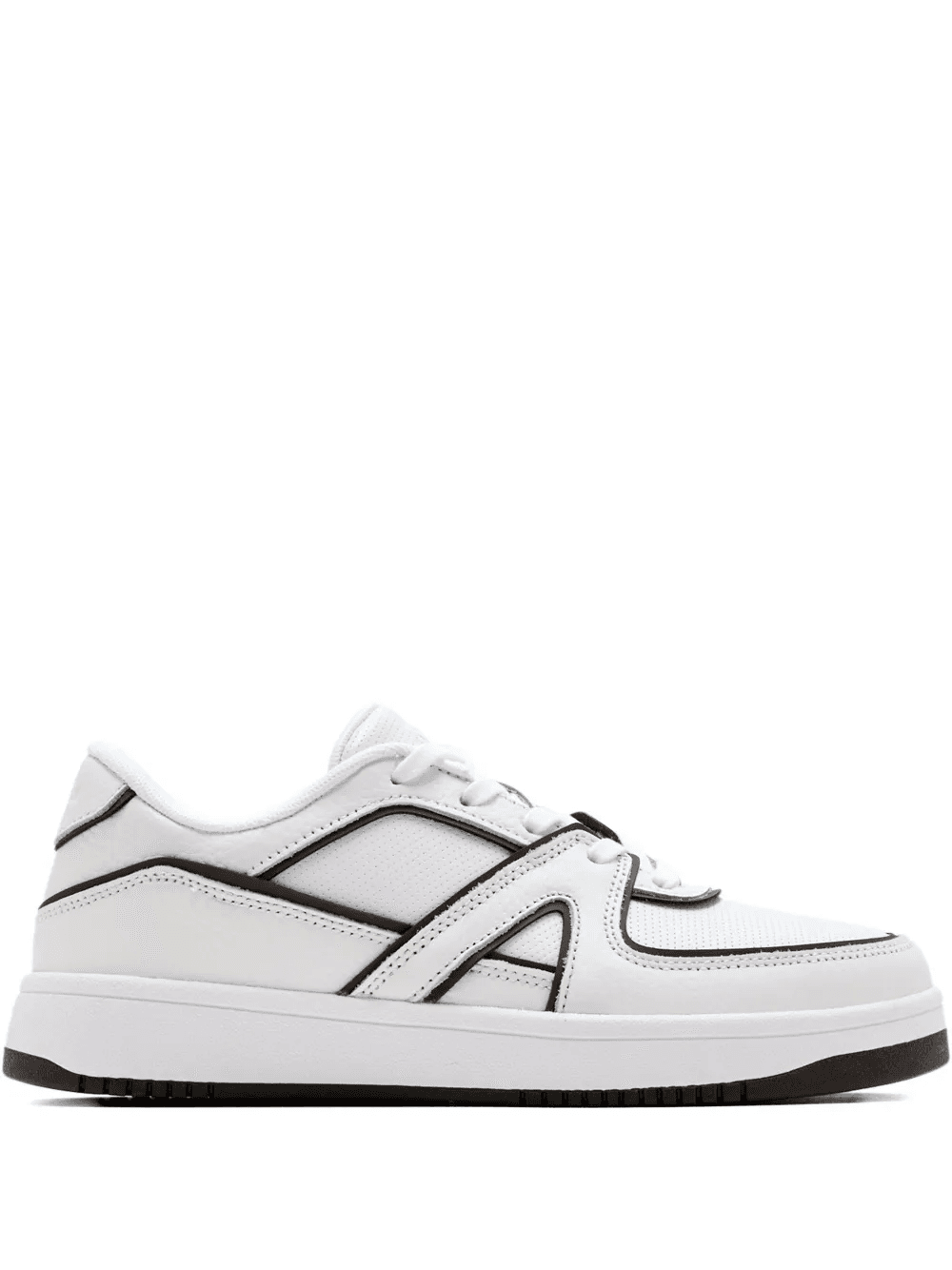 Nostalgia '87 leather-trimmed sneakers - Image 1