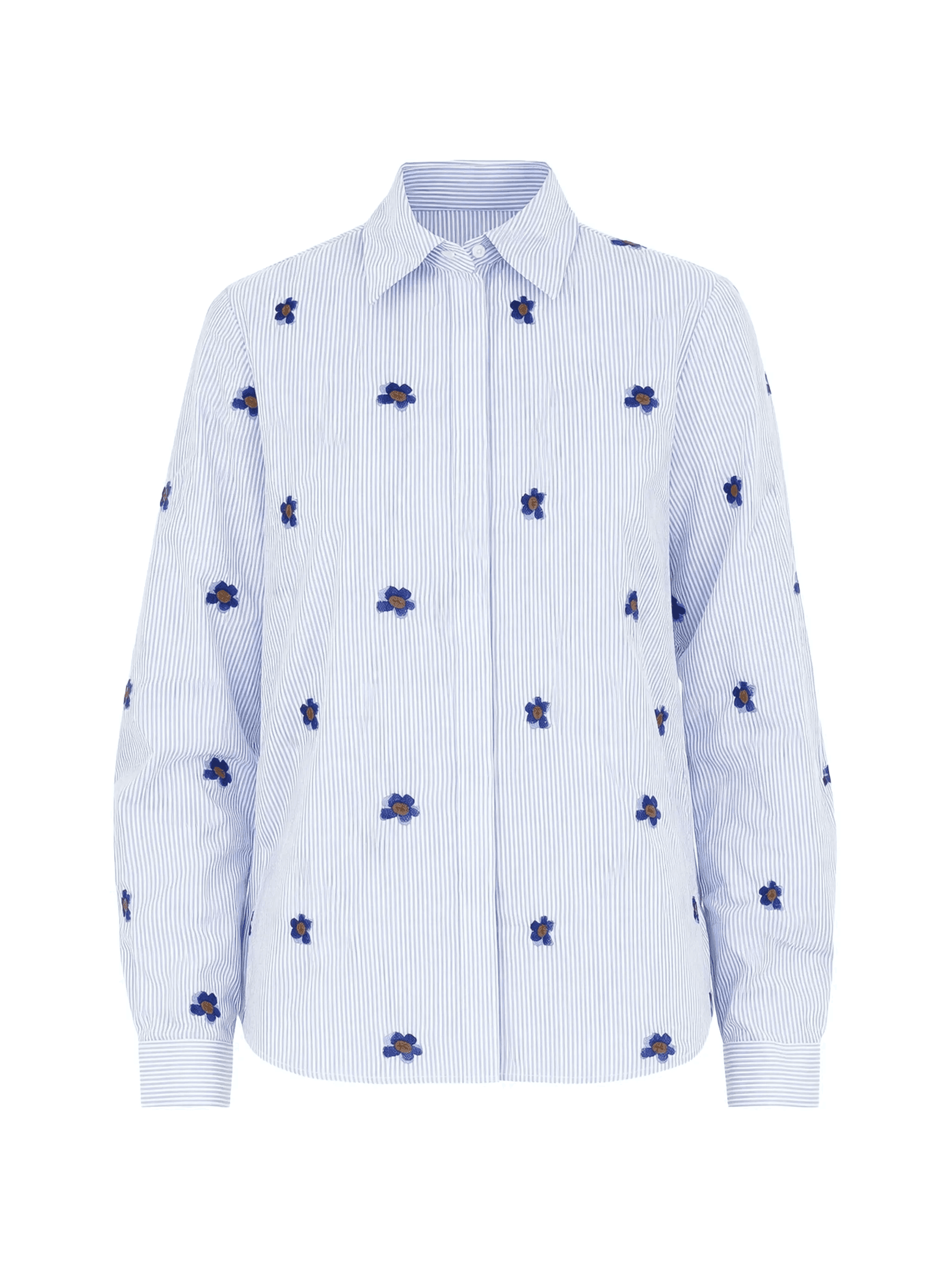 Iblbroncio floral striped shirt - Image 1