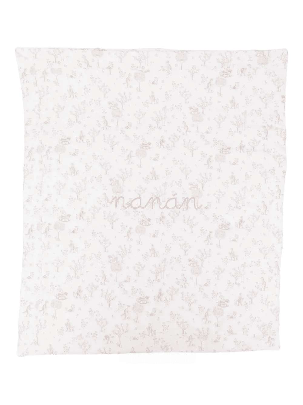 logo-embroidered blanket - Image 1