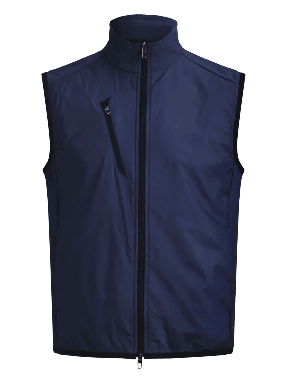 mock-neck gilet - Image 1