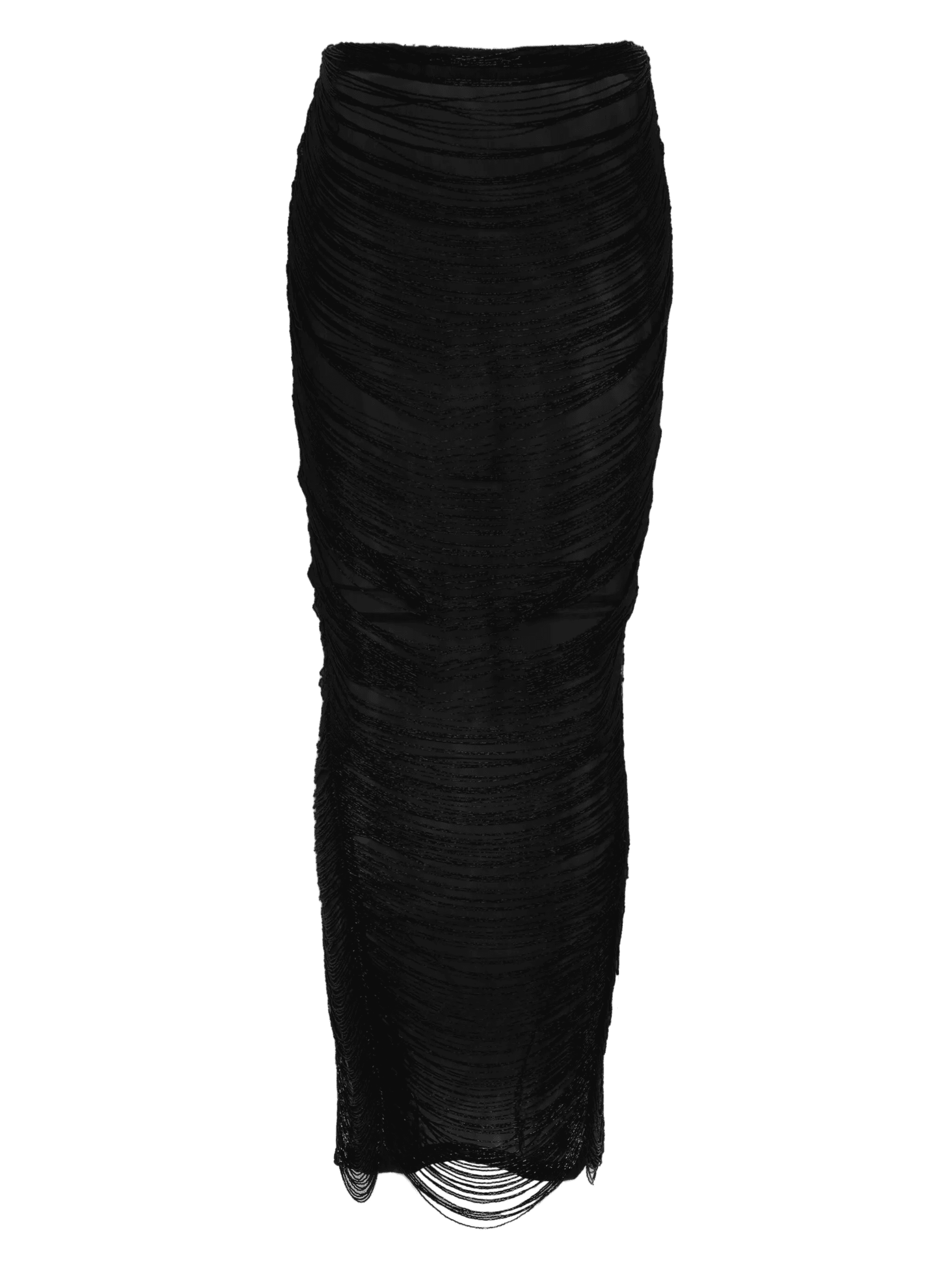 fringed maxi skirt - Image 1