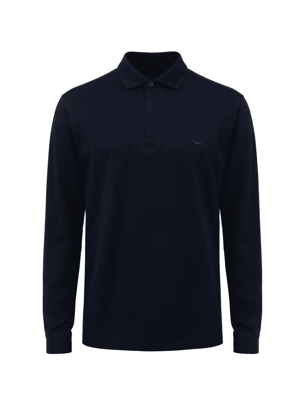 long-sleeve polo shirt - Image 1