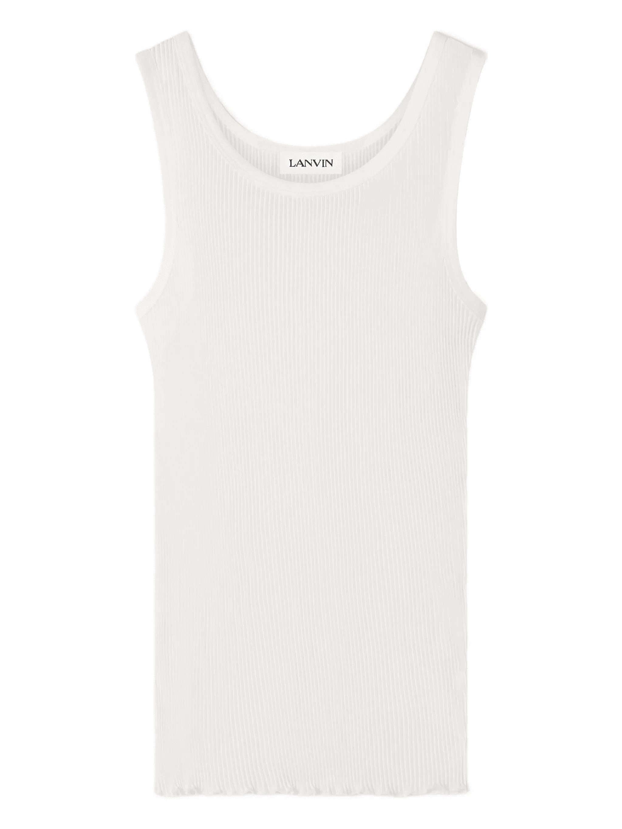 pleated jersey tank top - Image 1