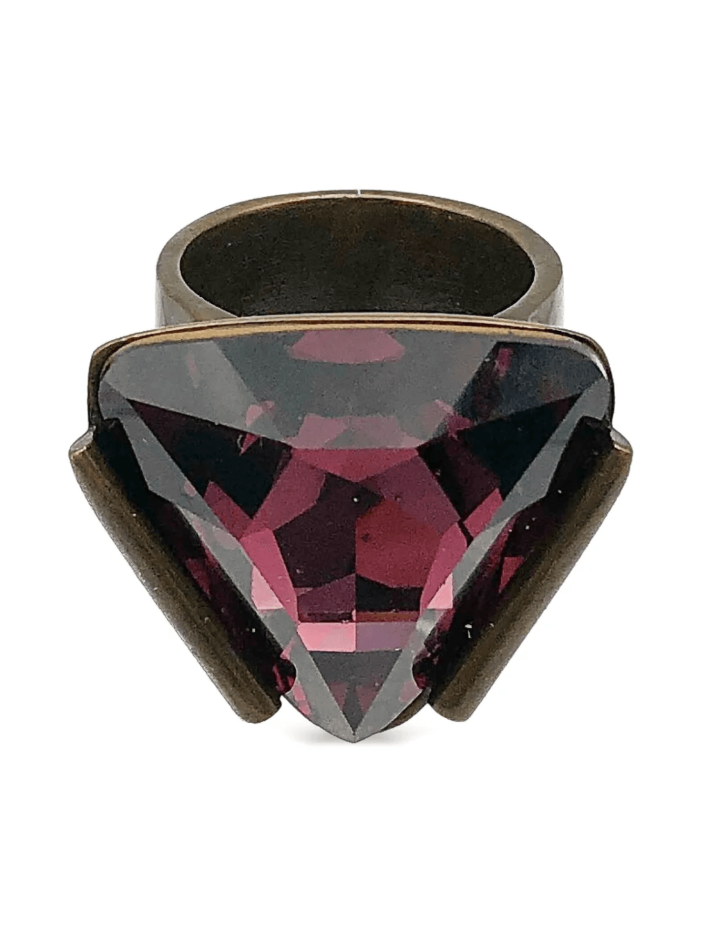 1980s trillion crystal ring - Image 1