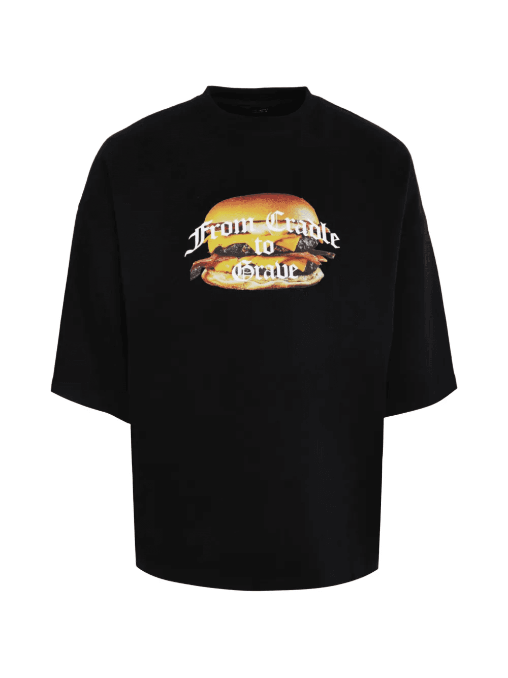 Burger print t-shirt - Image 1