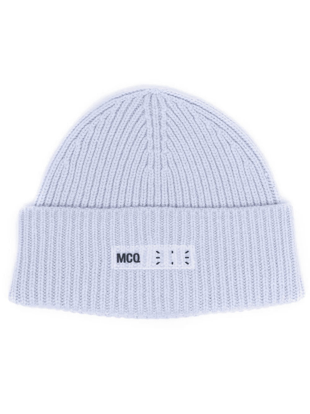 logo-print ribbed-knit beanie - Image 1