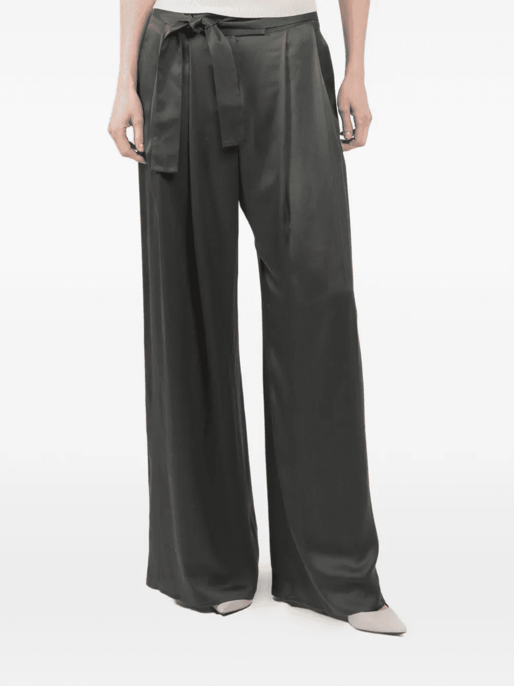 tie-waist palazzo pants - Image 1