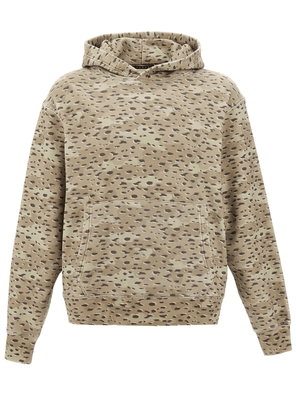 camo leopard-print hoodie - Image 1