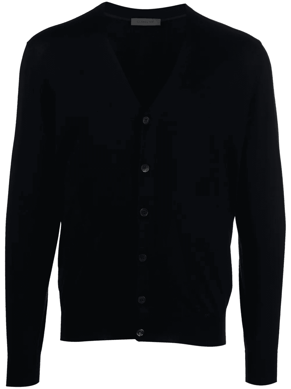 V-neck vigin wool cardigan - Image 1
