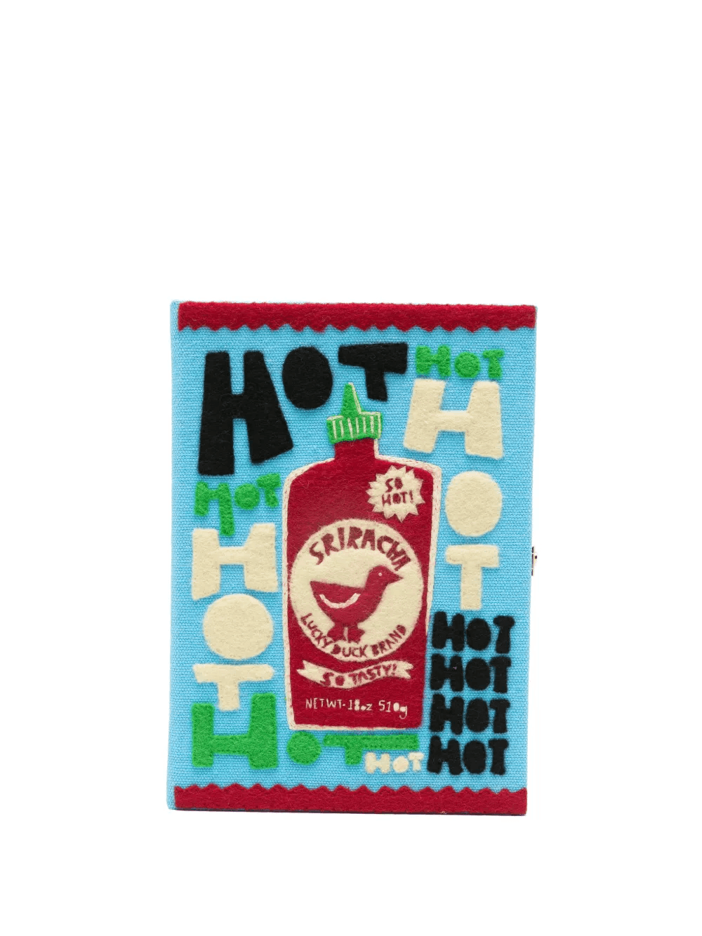 graphic-appliqué mini bag - Image 1