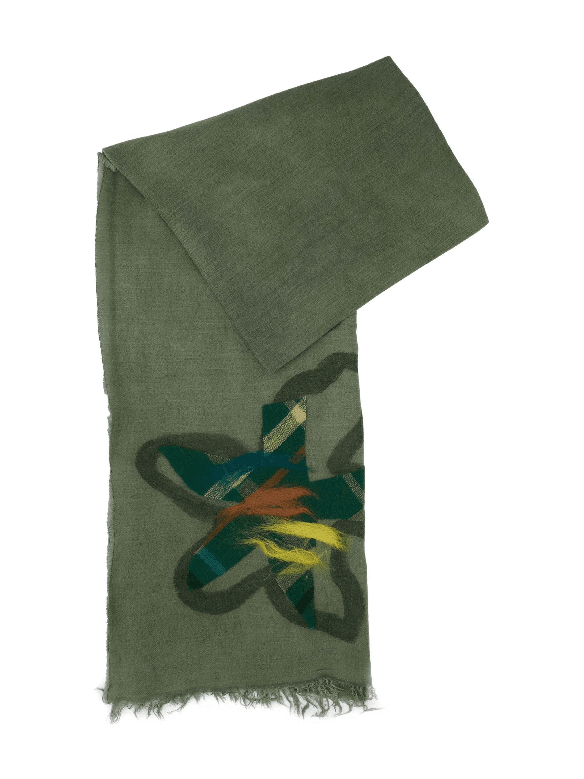 floral-graphic scarf - Image 1