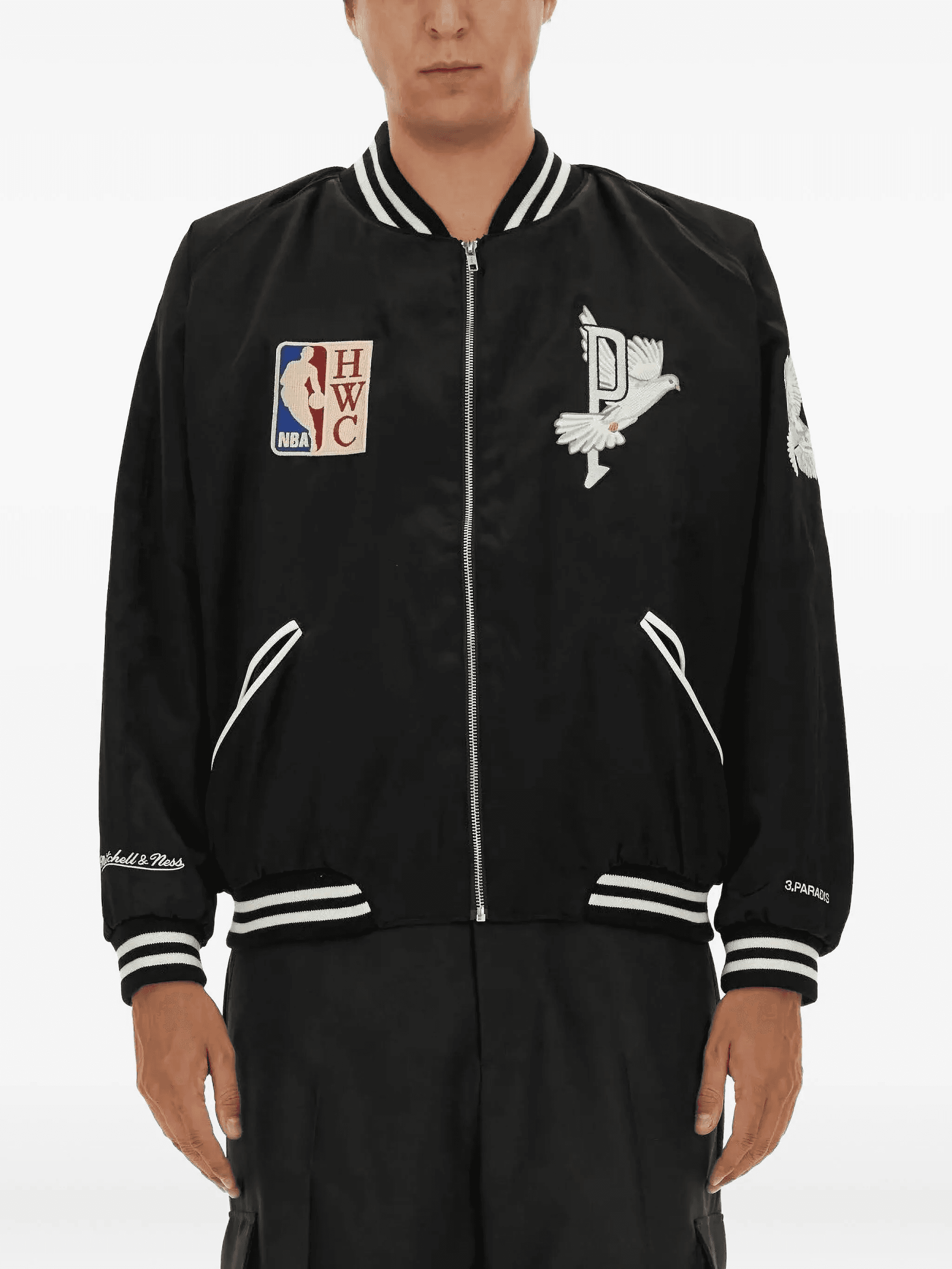 x Mitchell & Ness and The NBA Varsity bomber jacket - Image 1