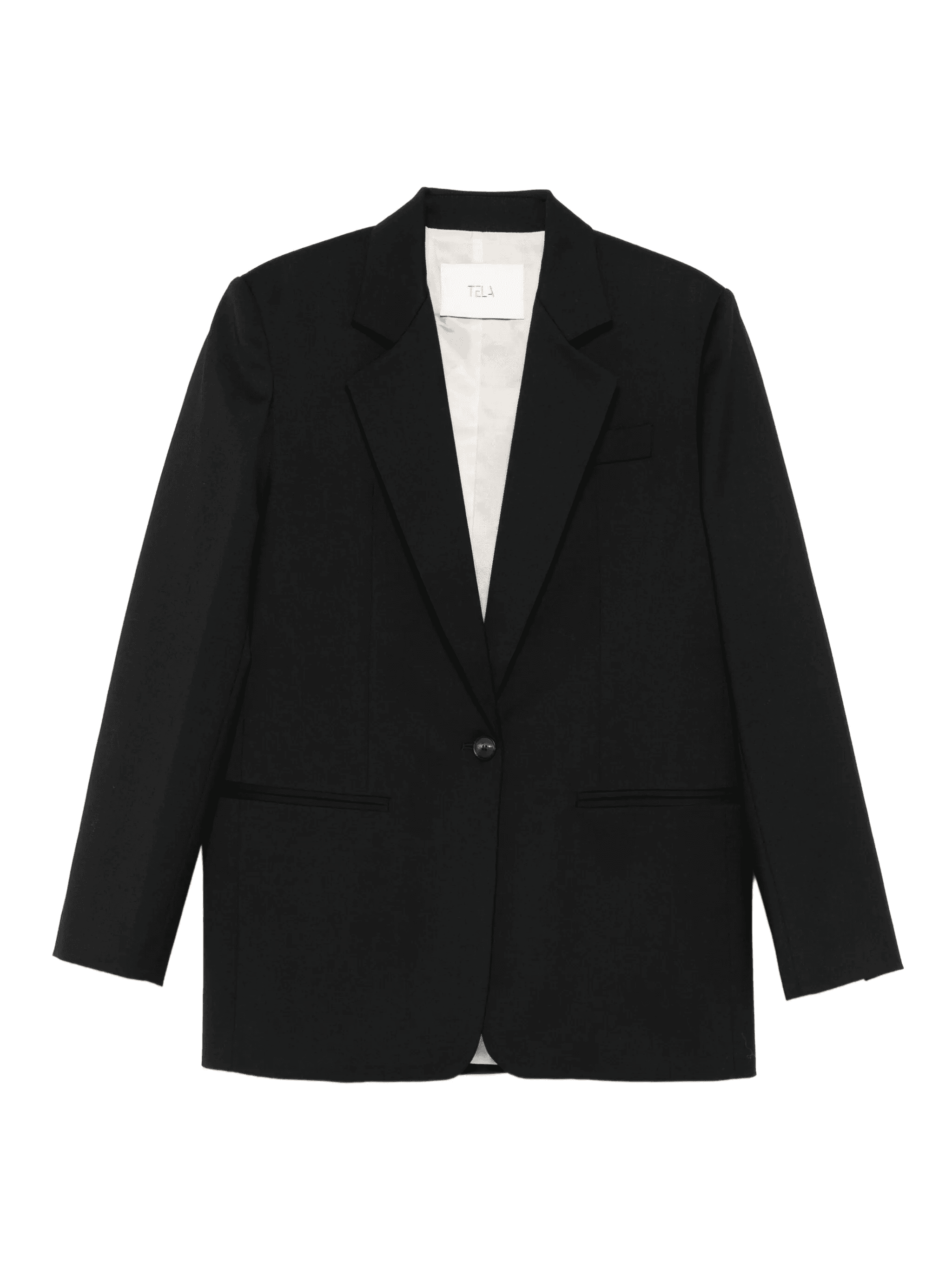 single-breasted notched-lapel blazer - Image 1