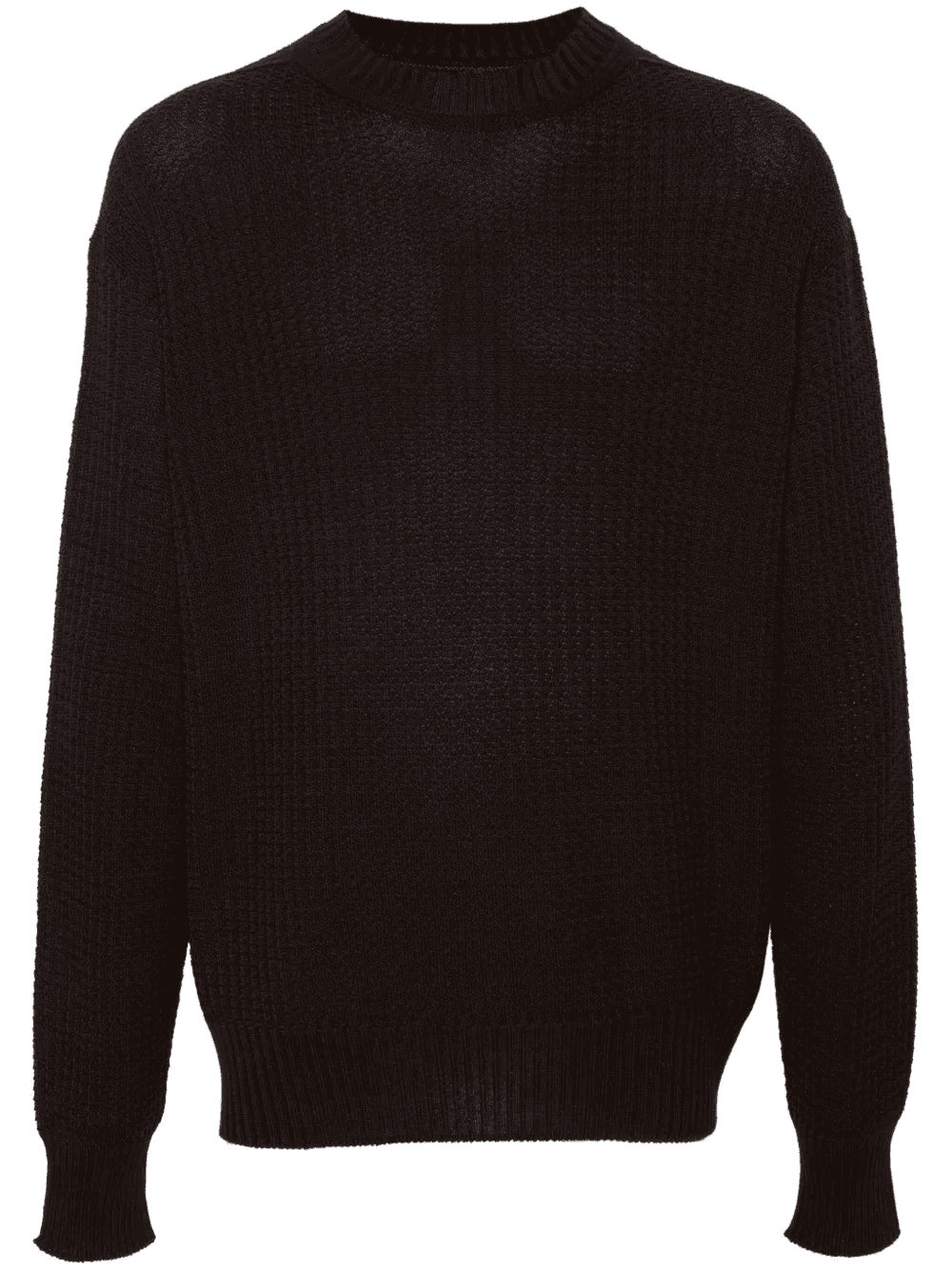 crew-neck cotton jumper - Image 1
