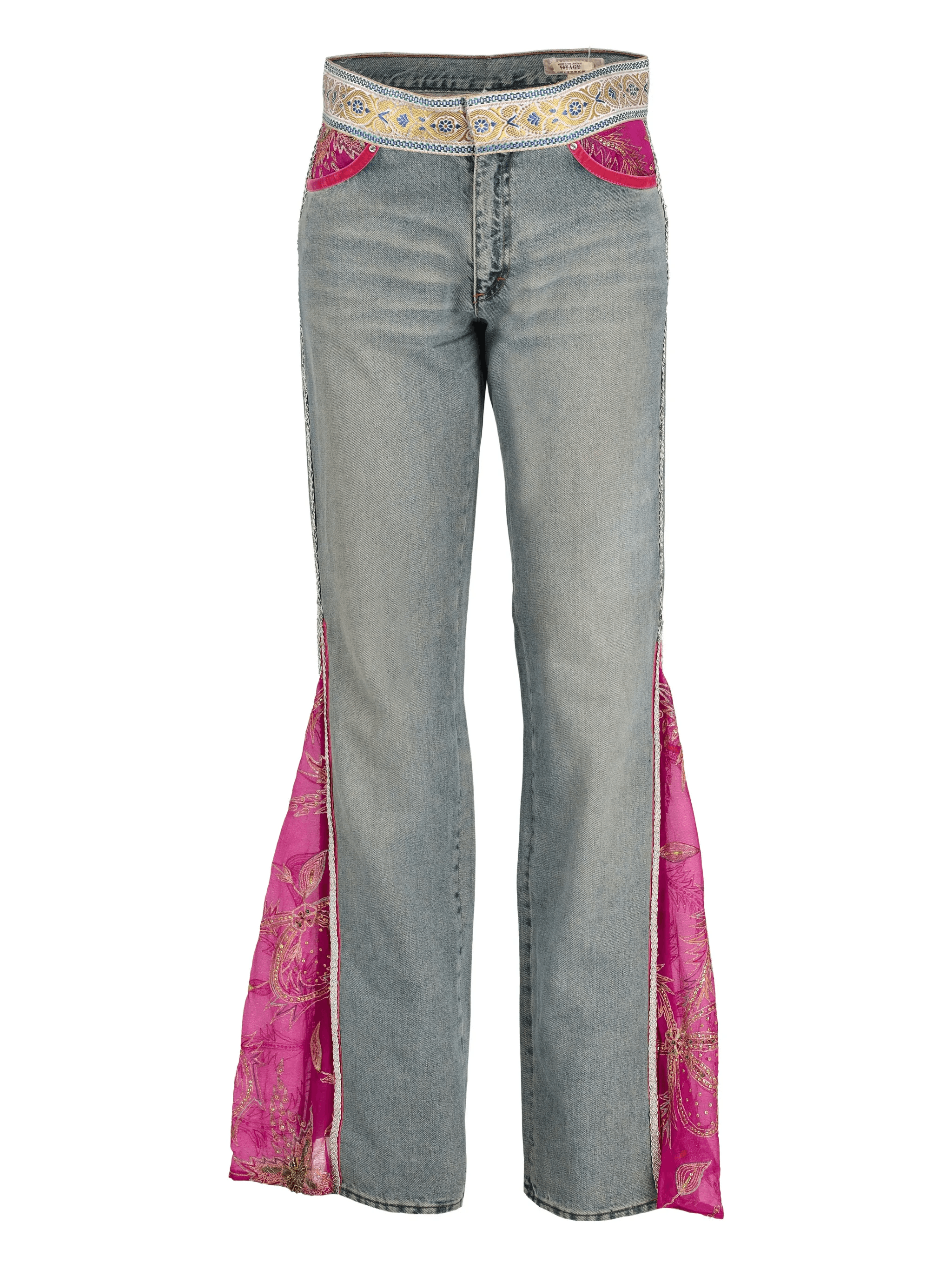 customised flared jeans - Image 1