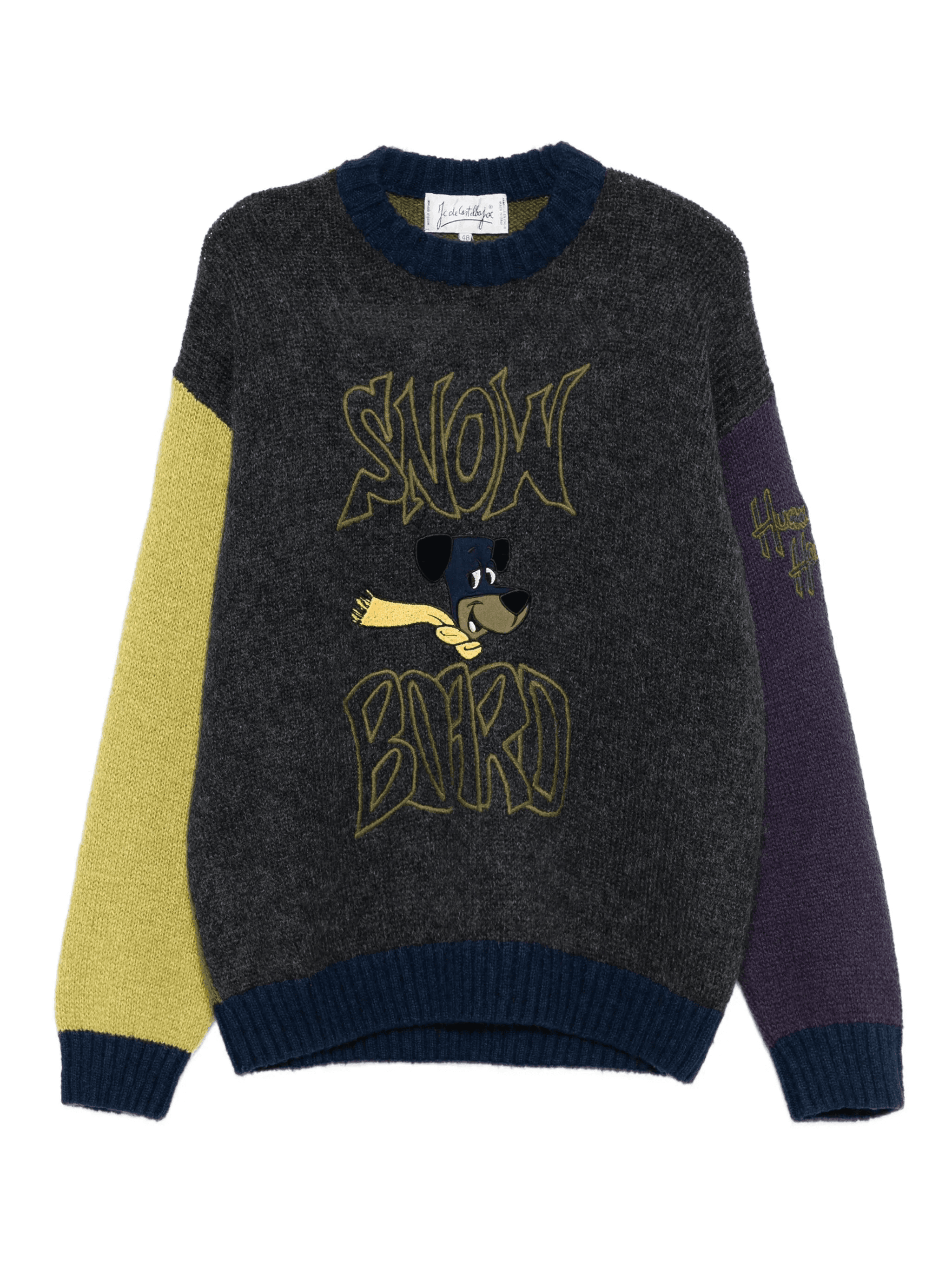 1980s cartoon-embroidered sweater - Image 1