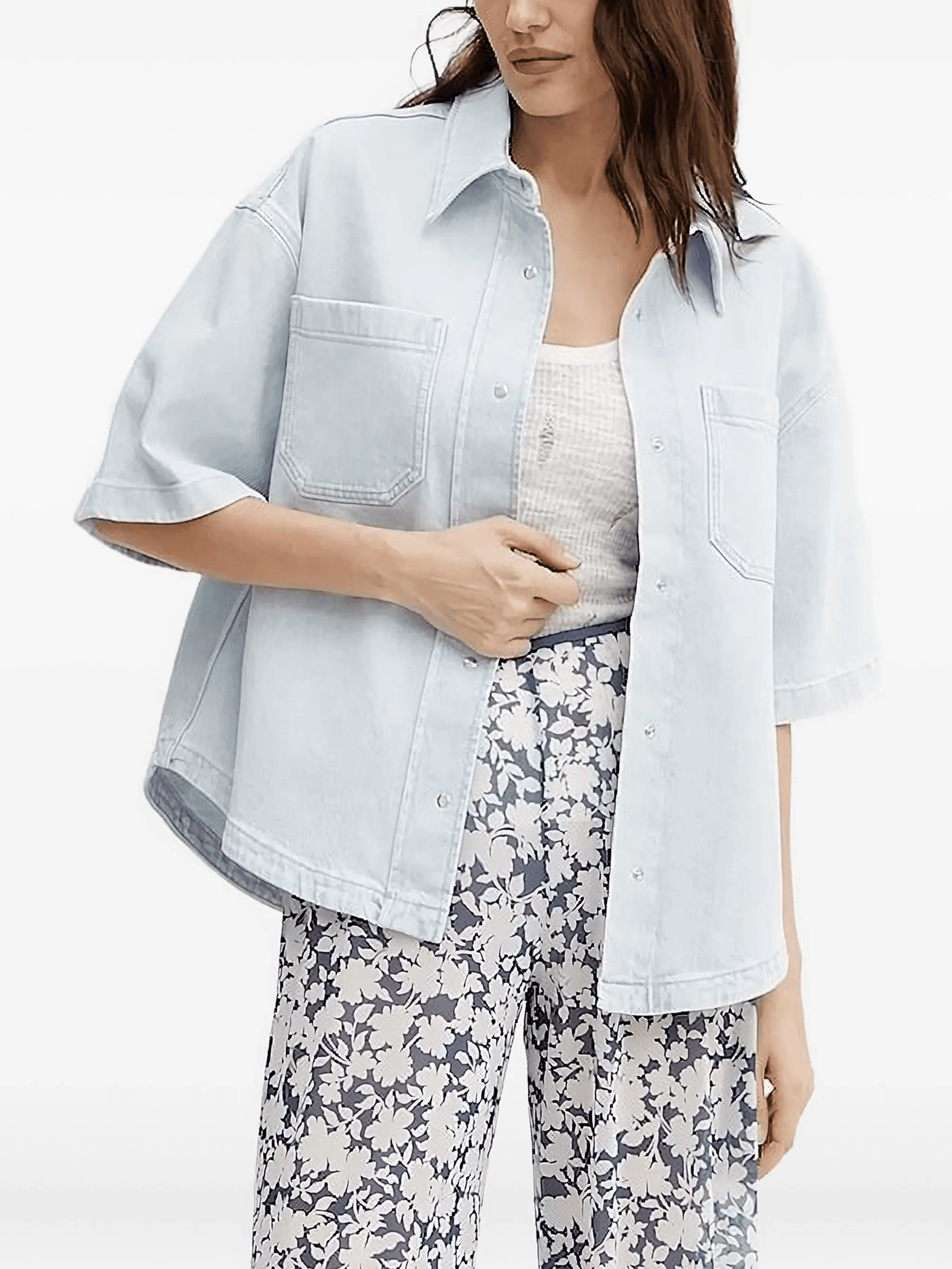 pocket-detail shirt - Image 1