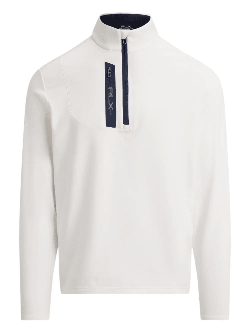 half-zip mock-neck sweatshirt - Image 1