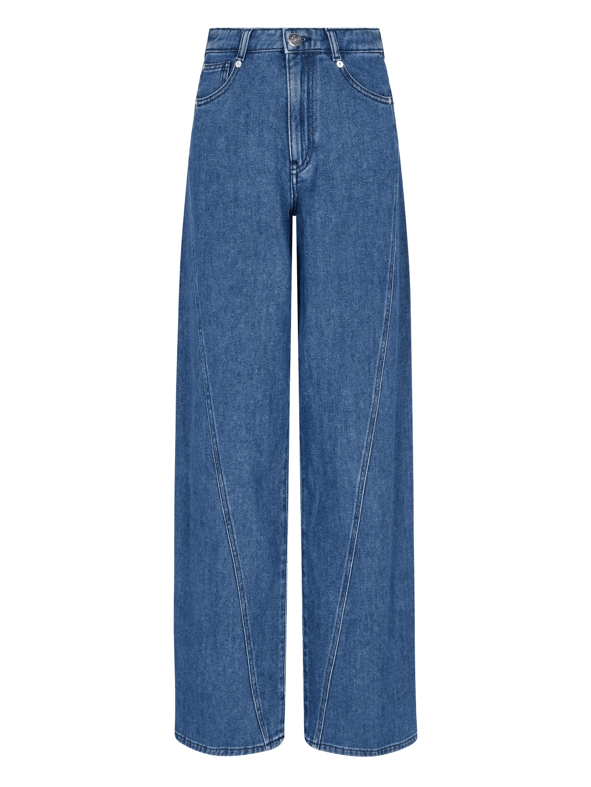diagonal-seam jeans - Image 1