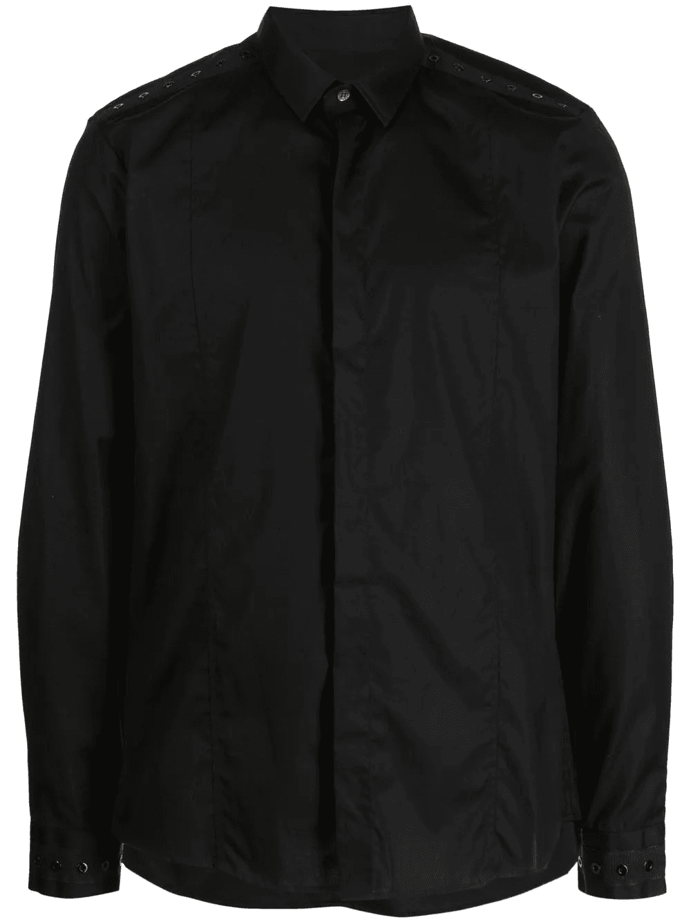 eyelet-embellished shirt - Image 1