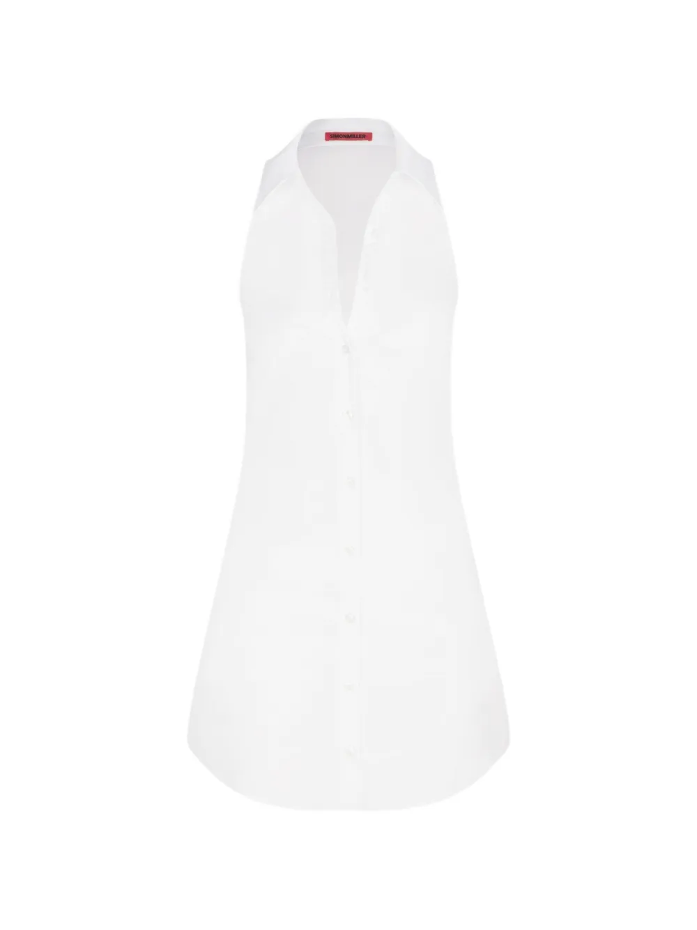Loch collared sleeveless mini dress - Image 1