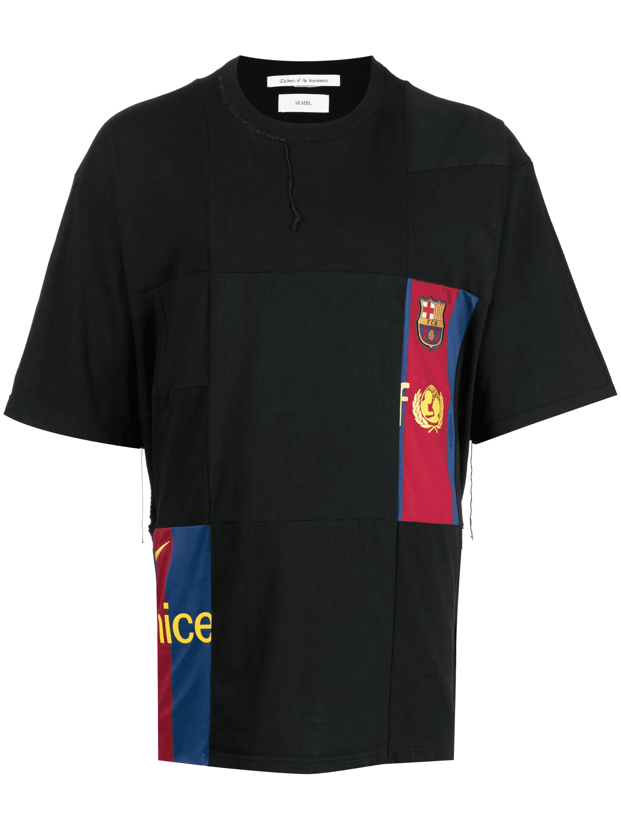 patchwork cotton T-shirt - Image 1