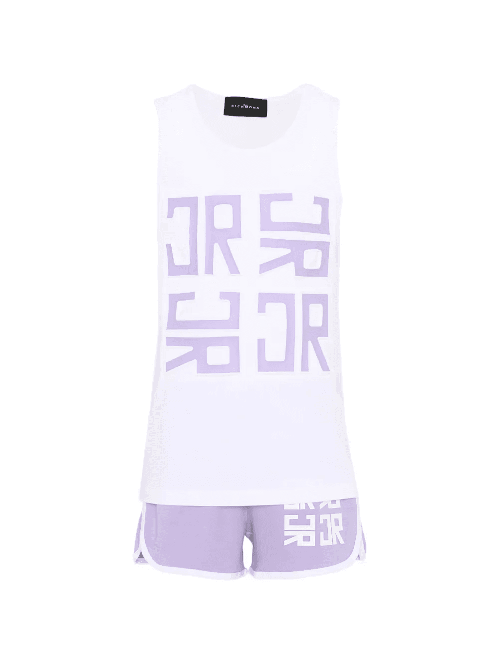 logo-print shorts set - Image 1