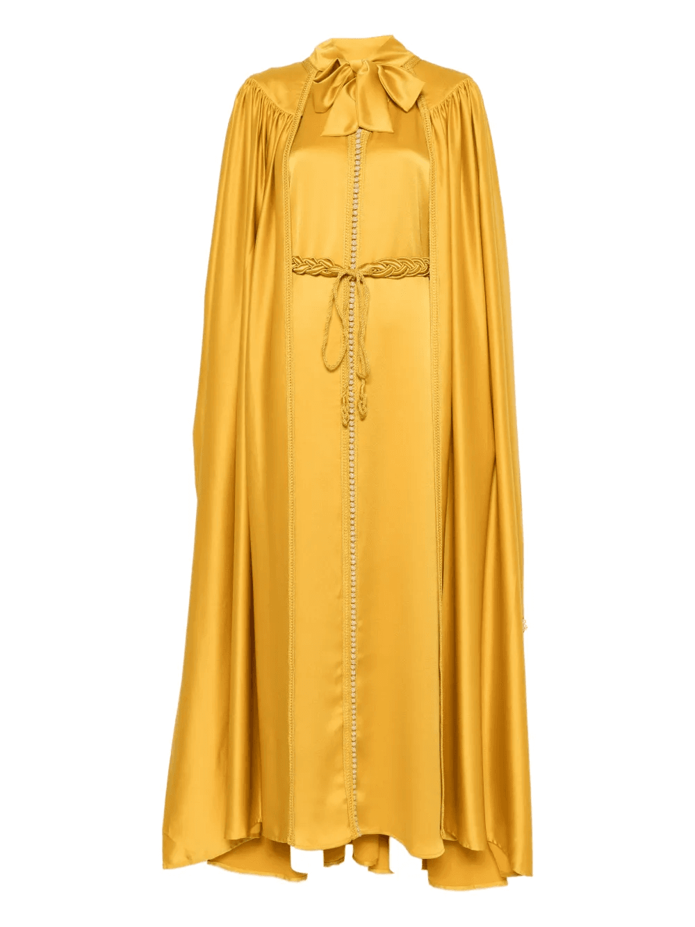 detail-embroidered kaftan set - Image 1