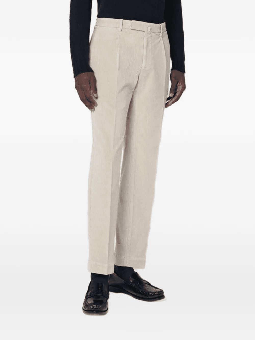 corduroy-texture trousers - Image 1