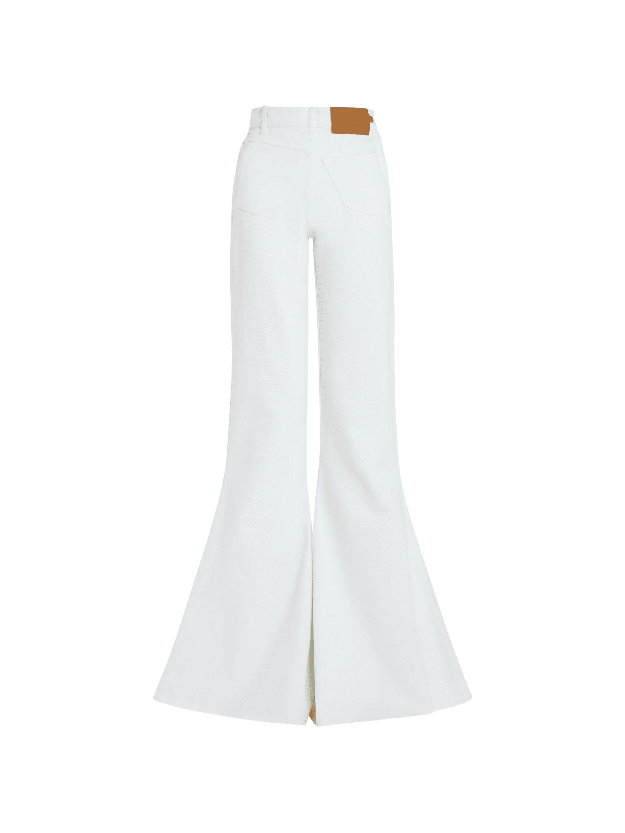 logo-patch flared jeans - Image 1