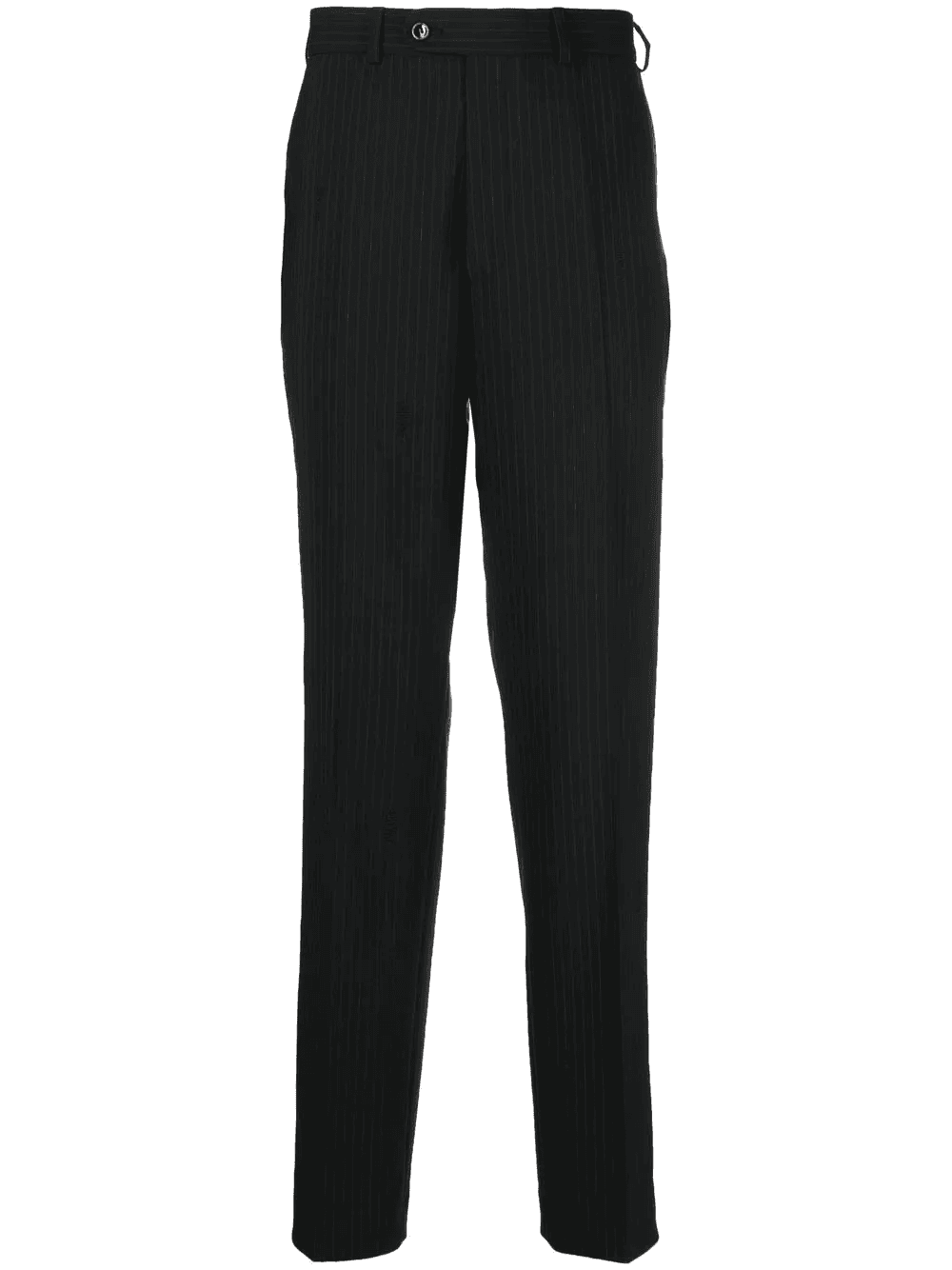 pinstripe tailored suit trousers - Image 1