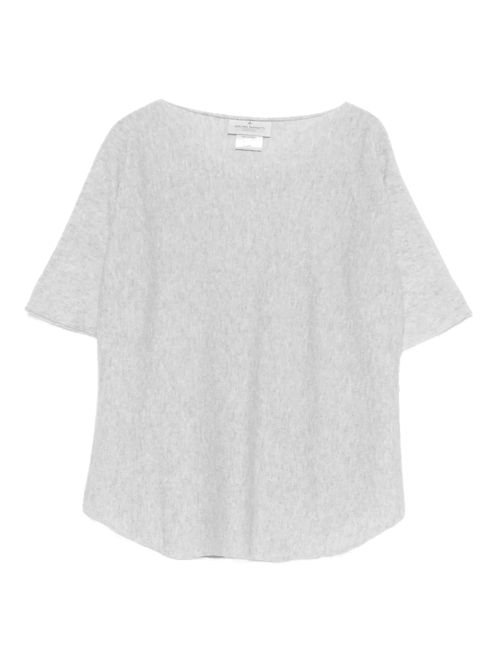 boat-neck knitted top - Image 1