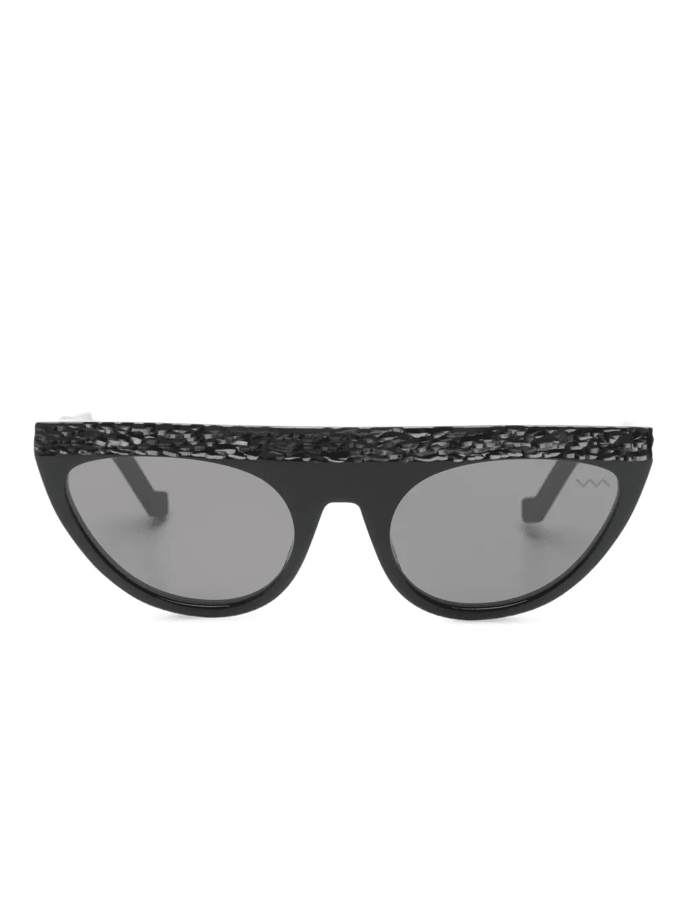 textured cat-eye-frame sunglasses - Image 1
