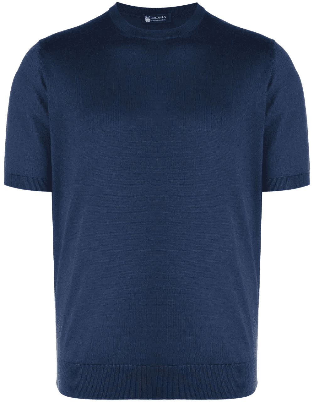 crew-neck fine-knit T-shirt - Image 1
