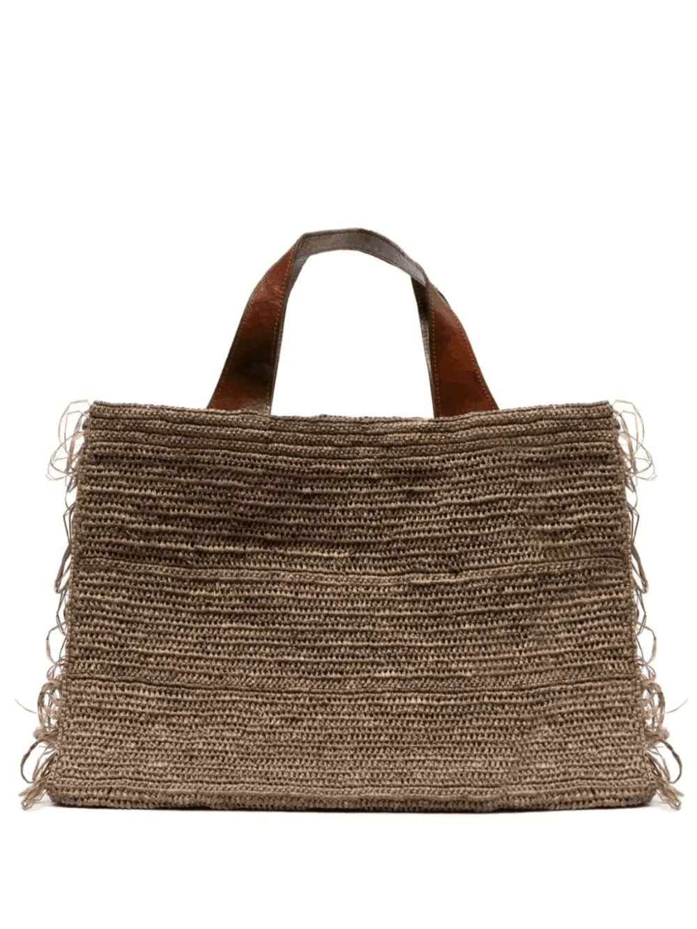 Onja woven fringed tote bag - Image 1