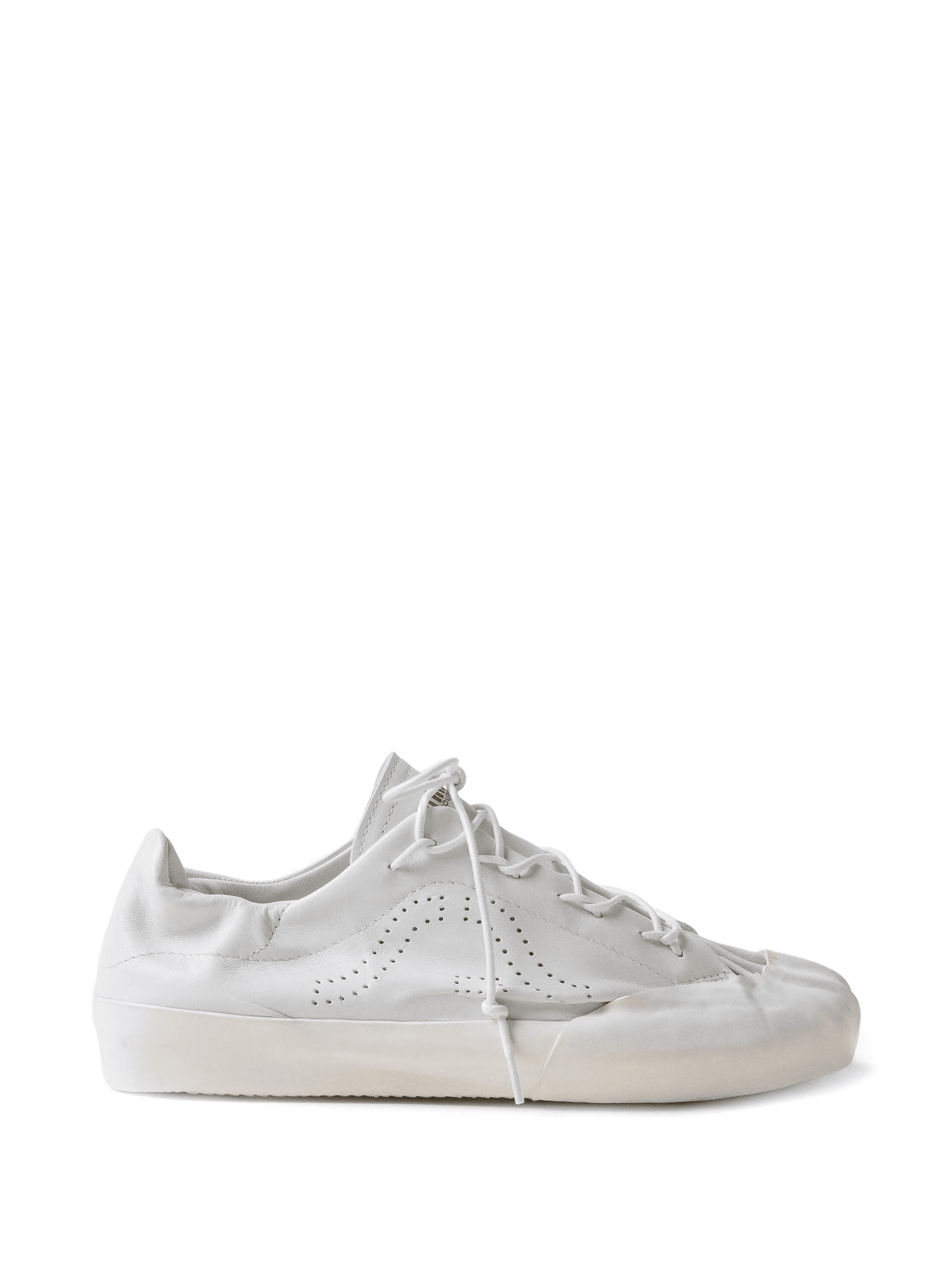 perforated leather sneakers - Image 1
