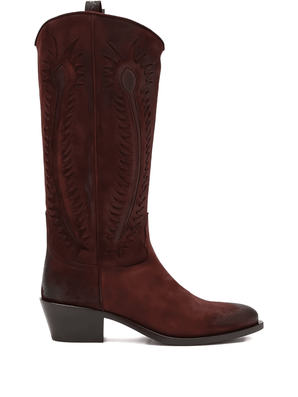 suede cowboy boots - Image 1