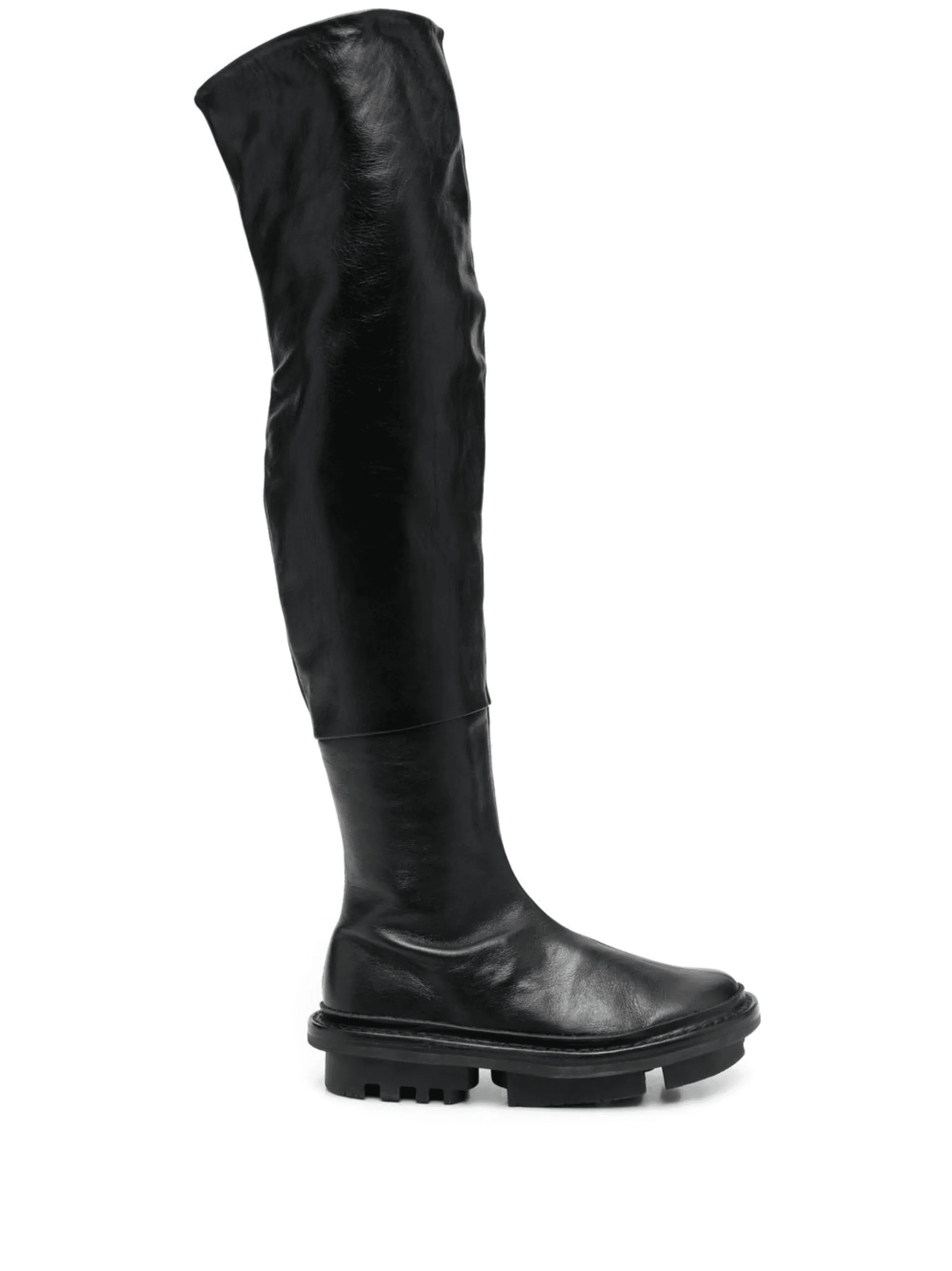 slip-on thigh-length boots - Image 1