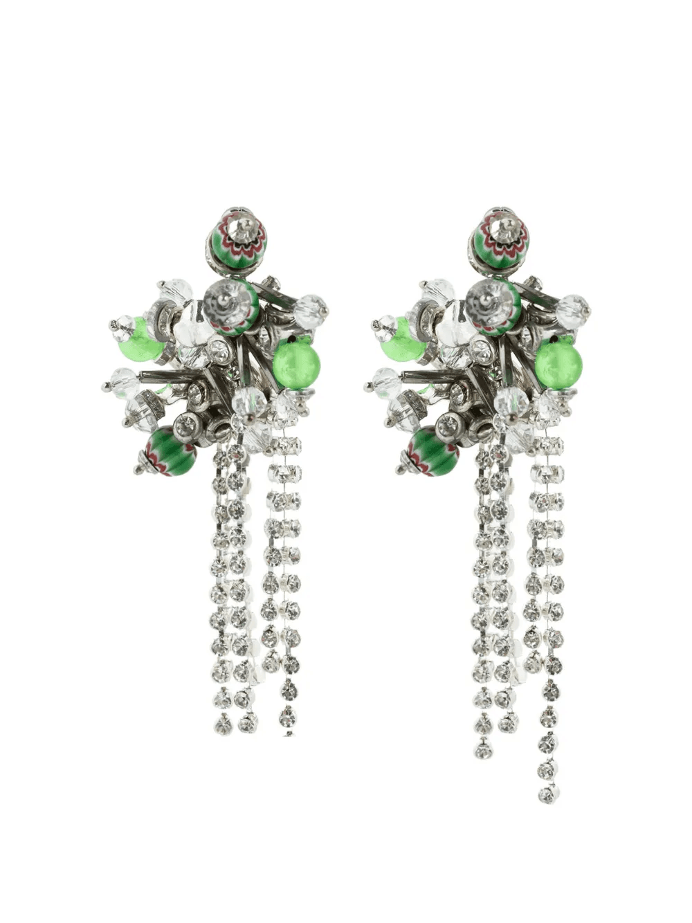 beaded drop earrings - Image 1
