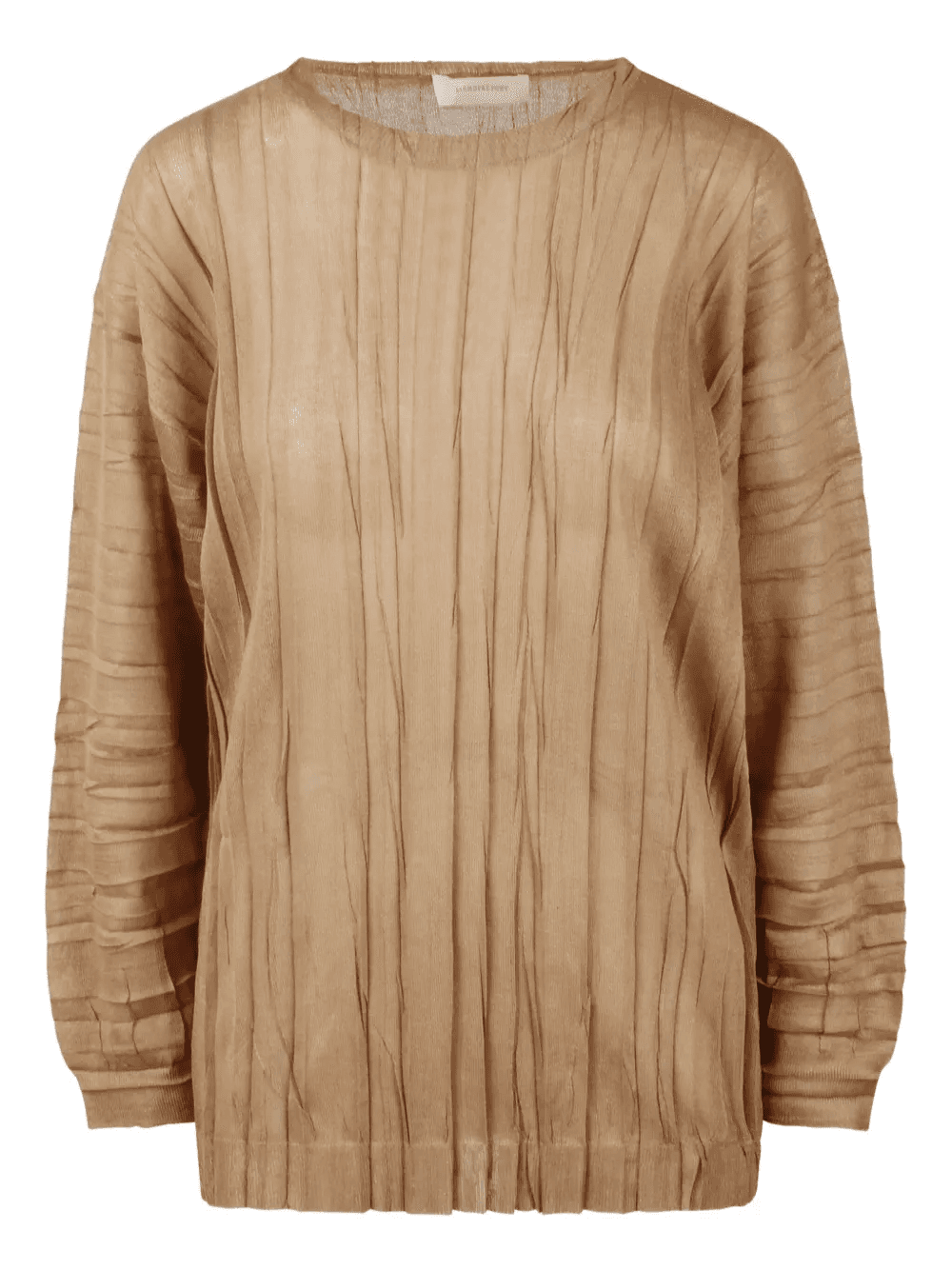 crinkled-effect T-shirt - Image 1