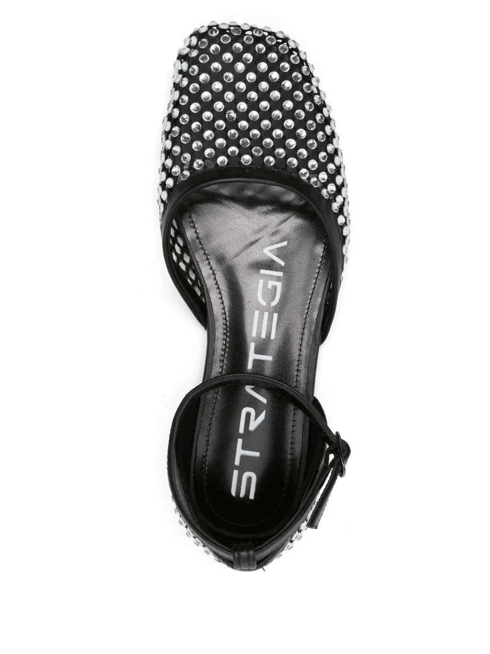 crystal-embellished ballet flats - Image 1