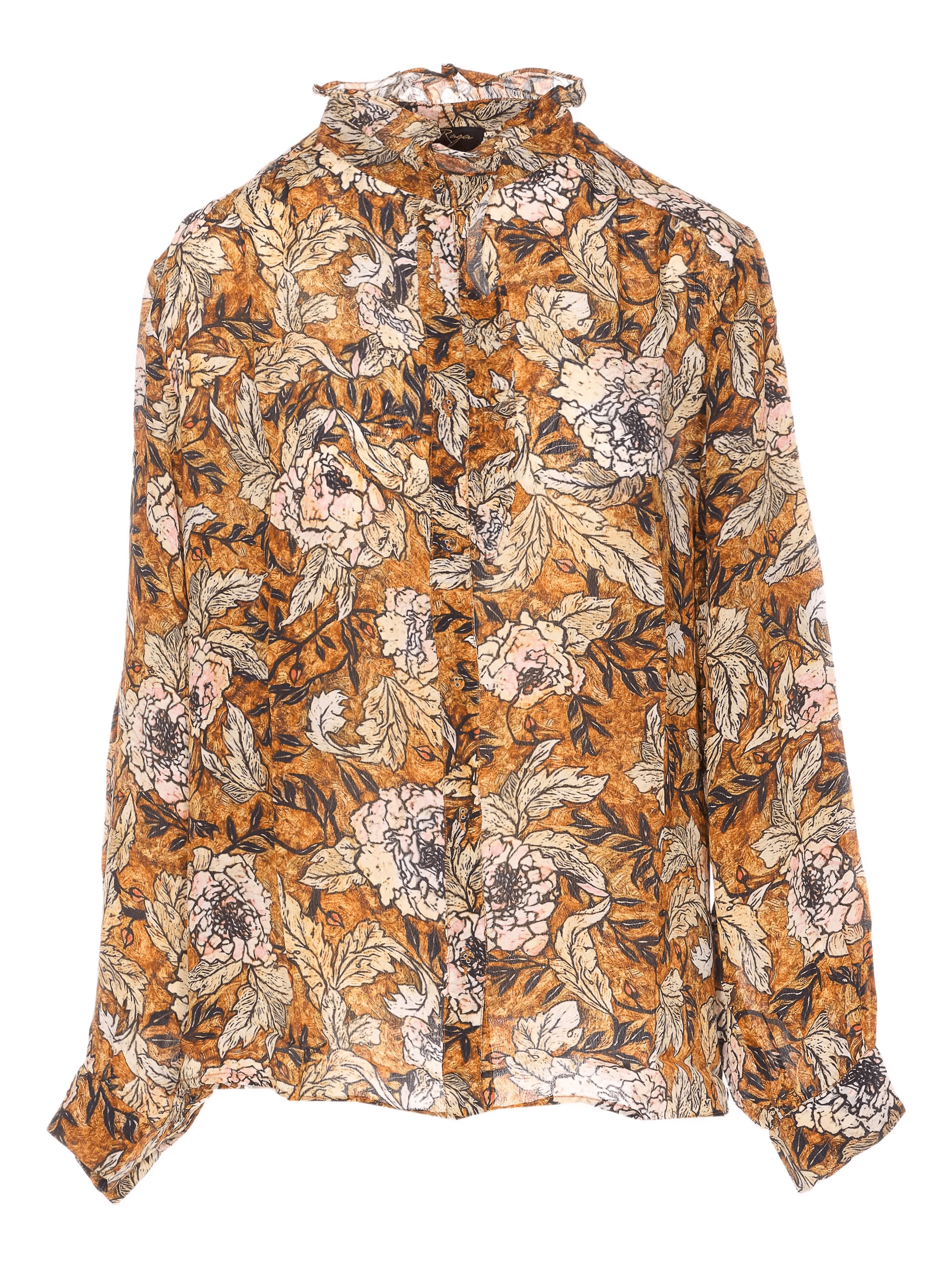 printed long-sleeved shirt - Image 1