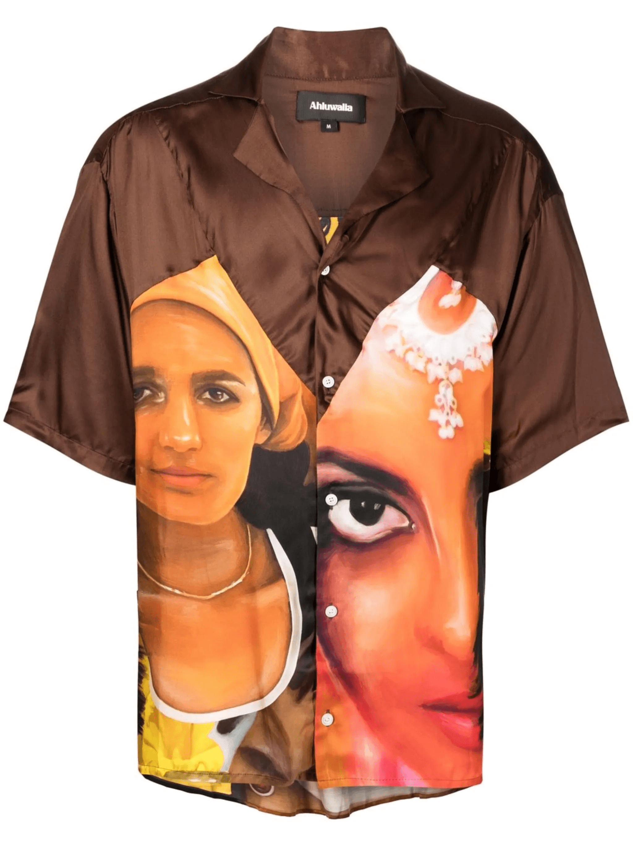 graphic-print short-sleeved shirt - Image 1