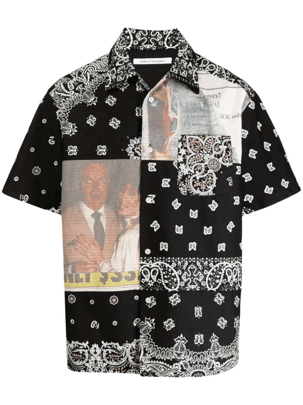 bandana-print cotton shirt - Image 1